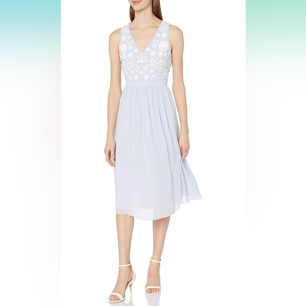 NWT French Connection Women's Dalia Sheer Dress, 2 - Picture 3 of 15